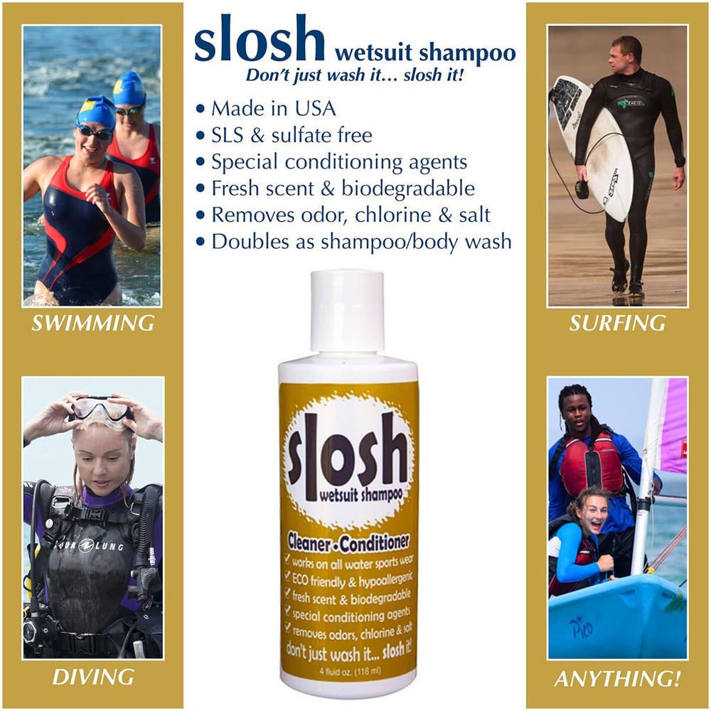 JAWS 4 oz. Slosh Wetsuit Shampoo - 2-Pack