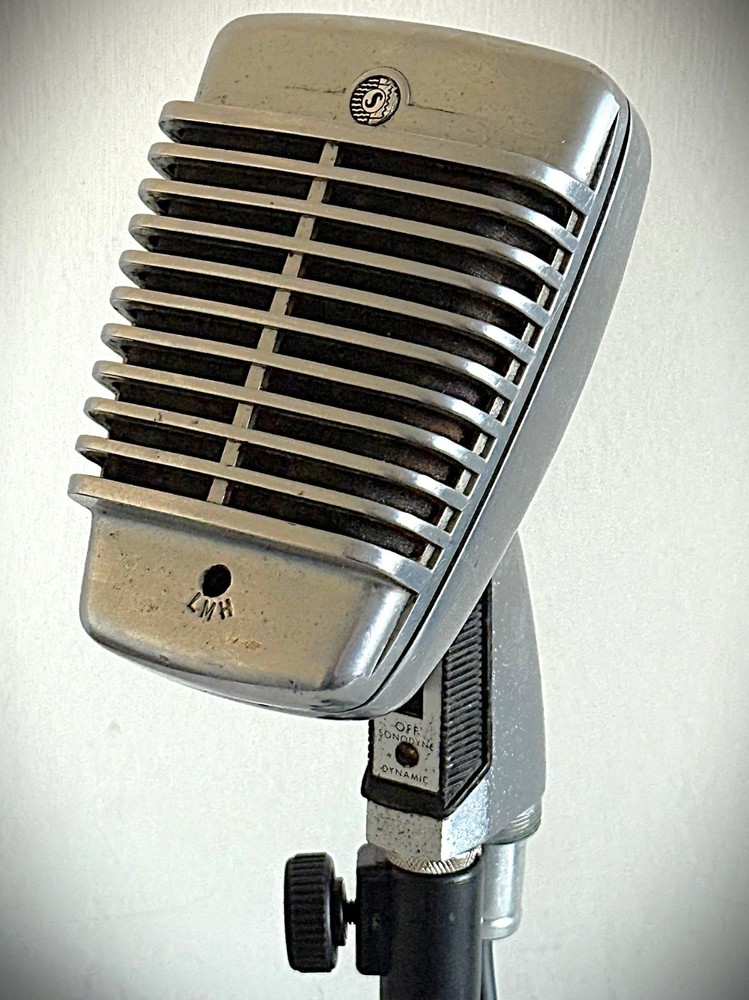 Vintage 1970's Shure 51S Sonodyne Dynamic Microphone, original element, working