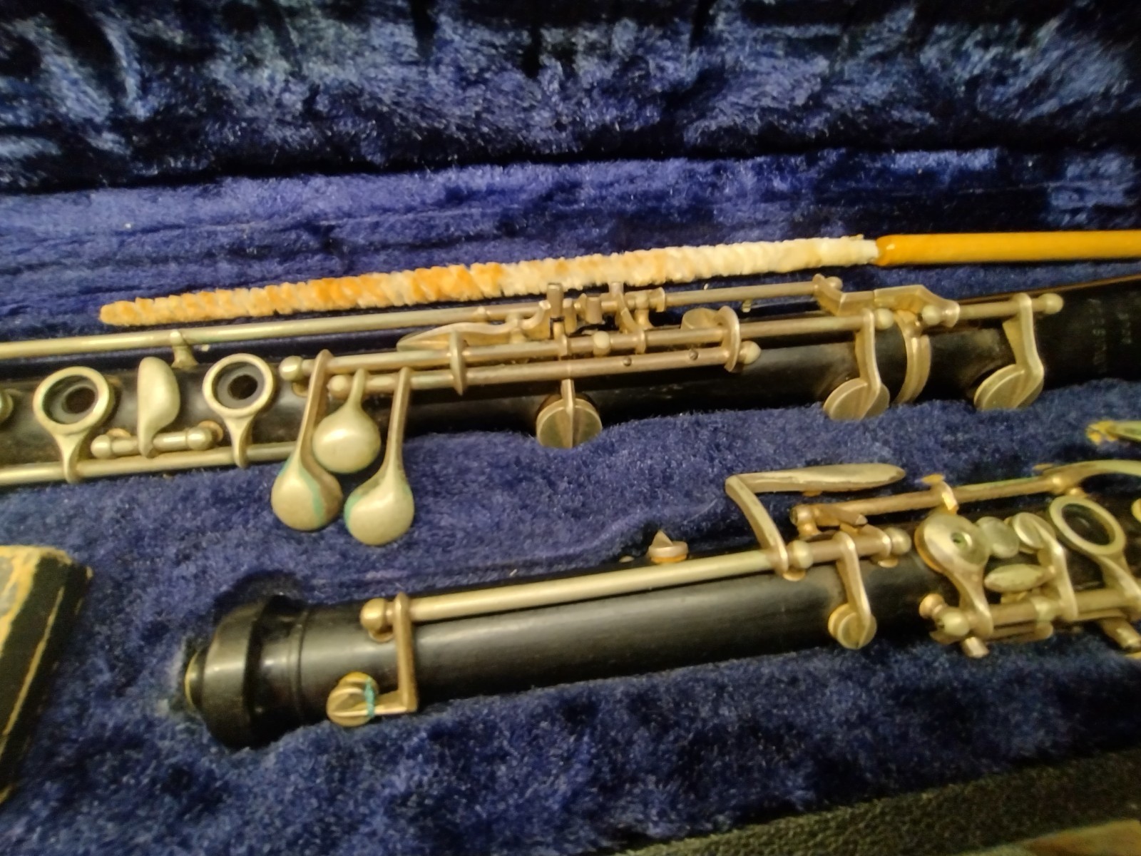 F.Buisson Oboe + Vintage Case Old Antique Musical Instruments