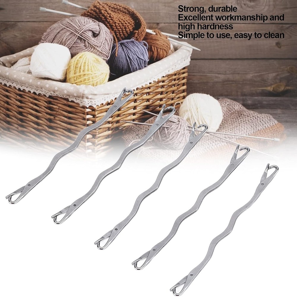 KooingTech 5pcs Double Ended Latch Hook Tool, Knitting Hook, #211, #211