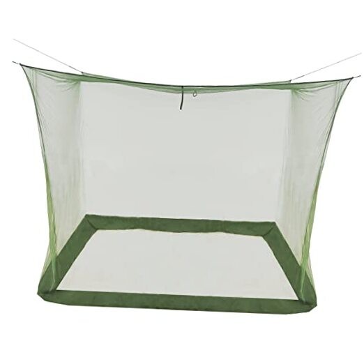 EDSRDLUZ Premium Rectangular Camping Mosquito Net, Double (79” x 63” x 63”)