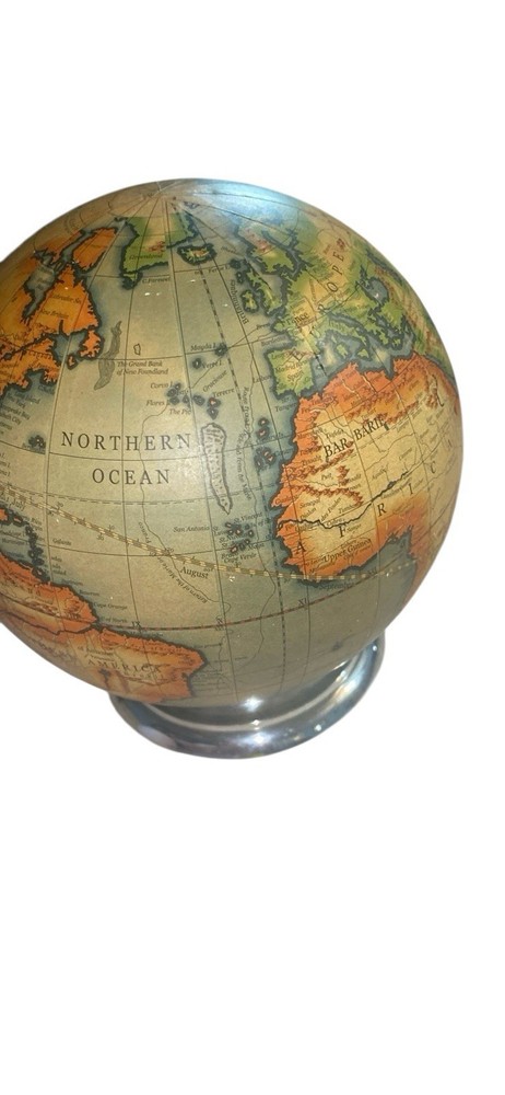 Vintage Eagle World Globe