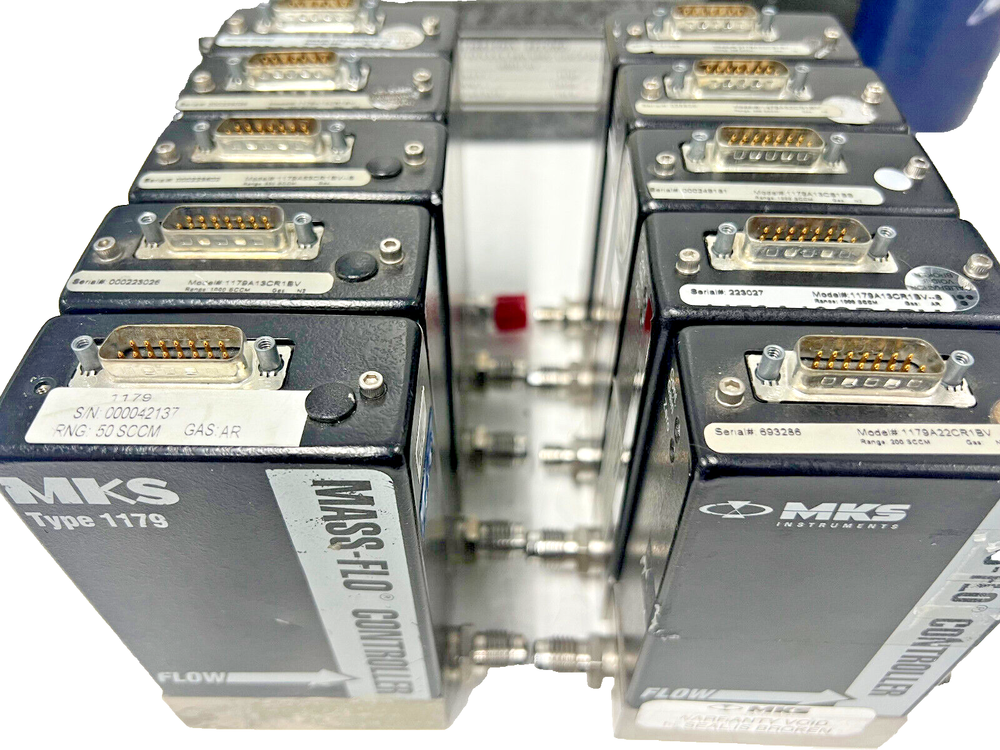 MKS mass flow controllers