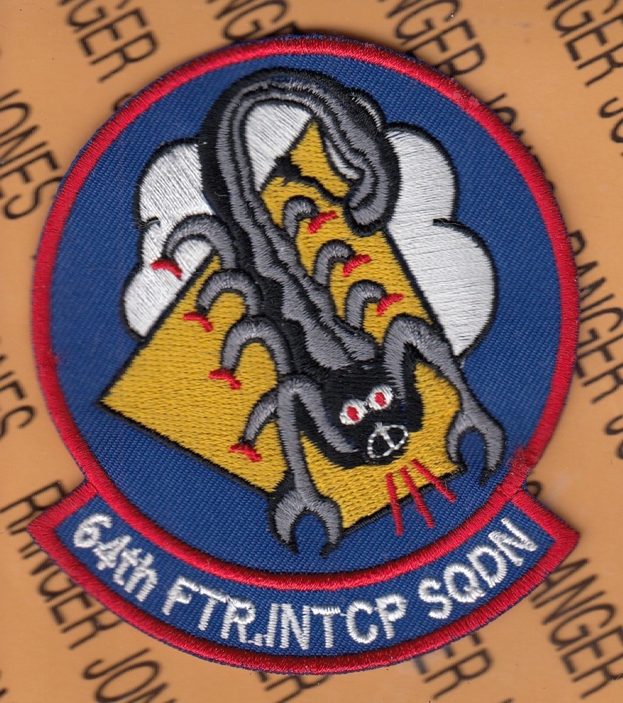 USAF Air Force 64th Fighter Interceptor Sq FS ~3.75" patch c/e
