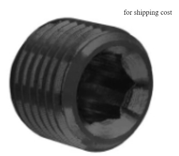 1Pc Male Pipe Plug Fitting, Used