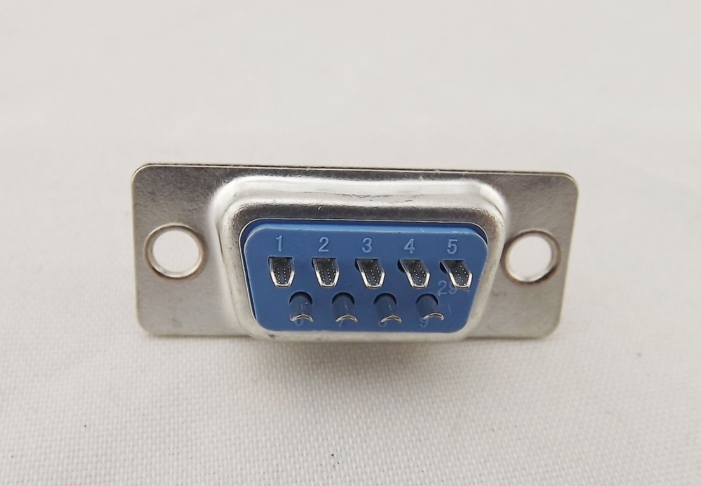 DB9 D-SUB 9 Pin RS232 Serial Female Jack Socket PCB Solder Type Connector PC Use