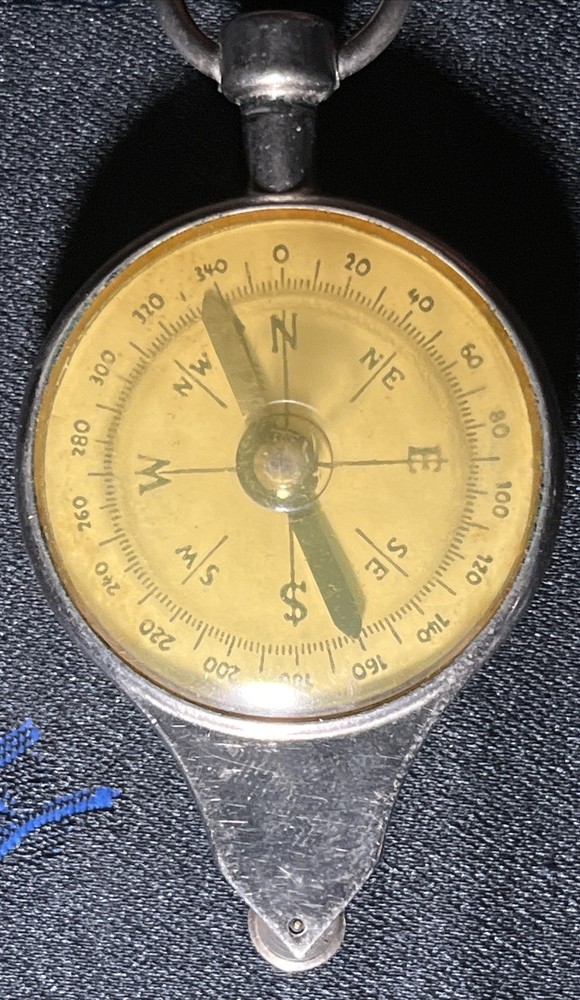 Cutiecut Germany Compass & Nautical Miles Measuring Device & Leather Case