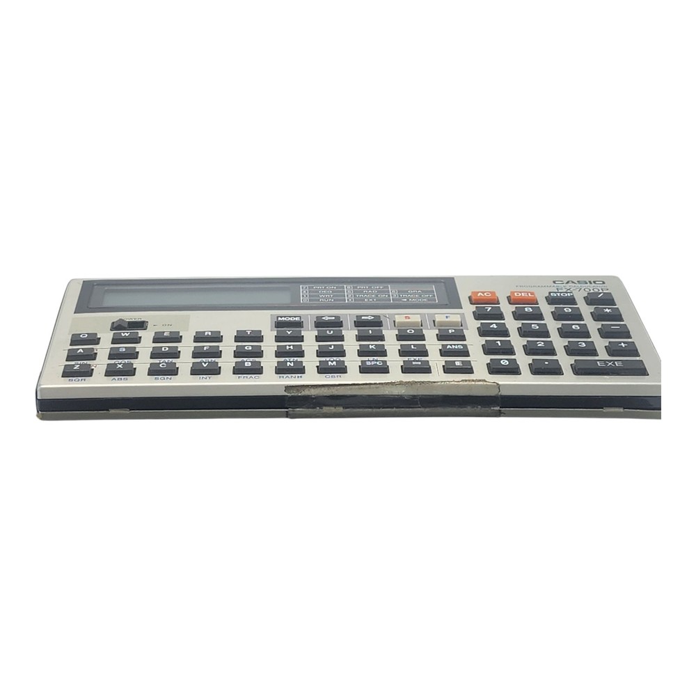 CASIO FX-700P Personal Computer Calculator - TESTED WORKING *READ* Some Issues