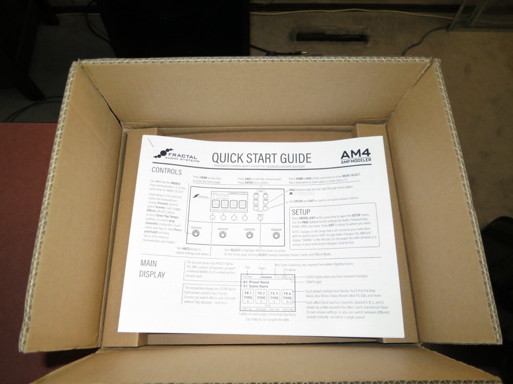 Fractal Audio Systems AM4 Amp Modeler + Multi-Effects Unit