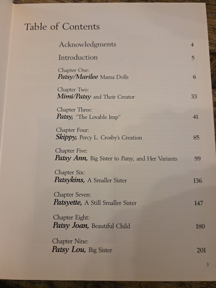 Patsy Doll Family Encyclopedia Volume 1 by Patricia Schoonmaker