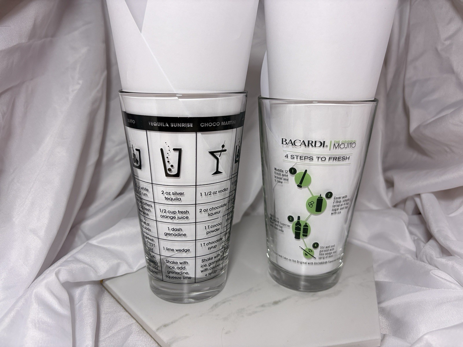 16oz. Bar RECIPE COCKTAIL MIXING & STIRRING GLASS (2 Glasses)