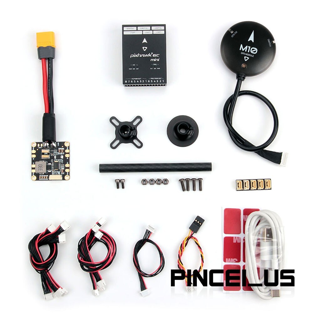 Holybro Pixhawk 6C Mini Flight Control Module + PM06 Power Module + M10 GPS
