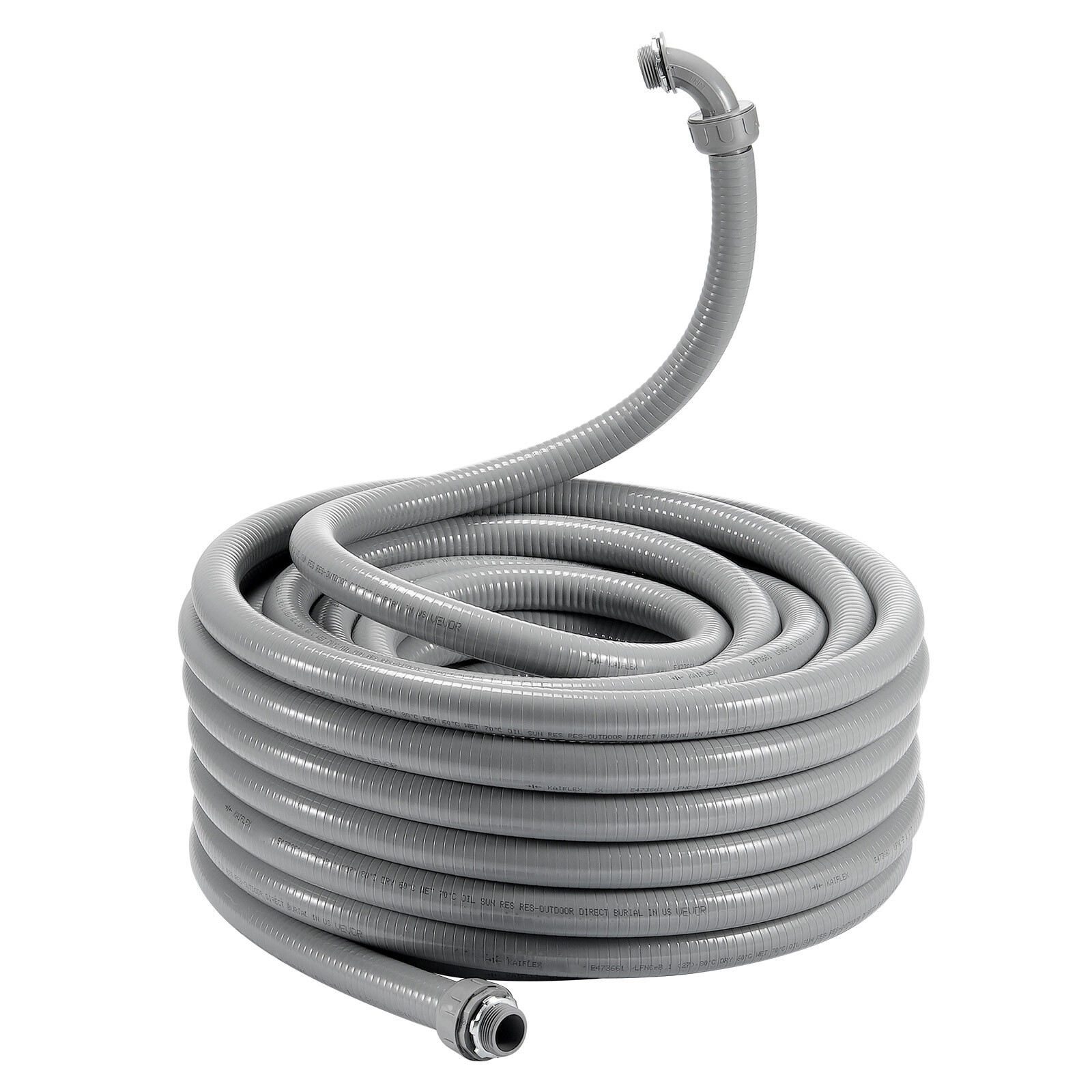 VEVOR 1 in Flexible Liquid-Tight Electrical PVC Conduit Non-Metallic IP65 100FT