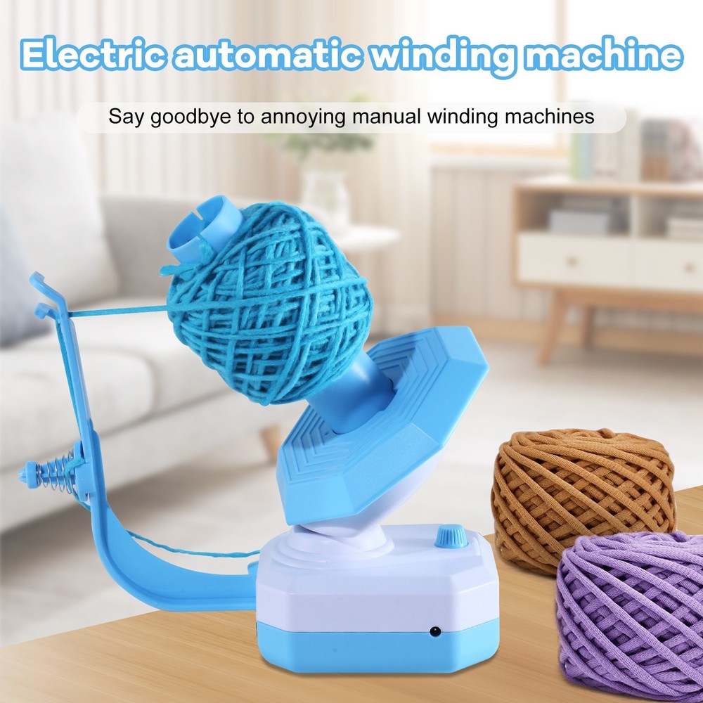 Electric YarnBall Winder USB Automatic Thread Bobbin Winder for Knitting Crochet