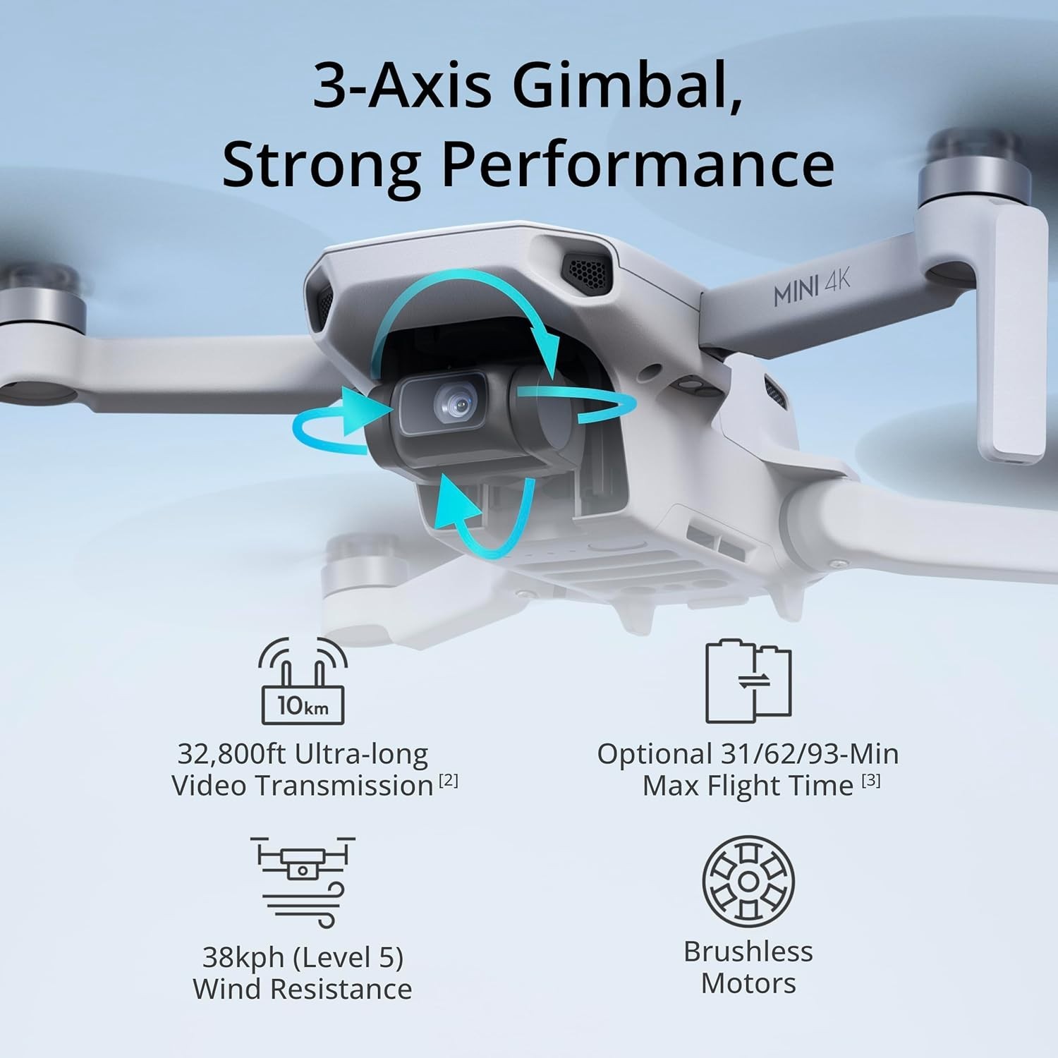 DJI Mini 4K Camera Drone (31-min) Drone with 4K UHD Camera *BRAND NEW SEALED*