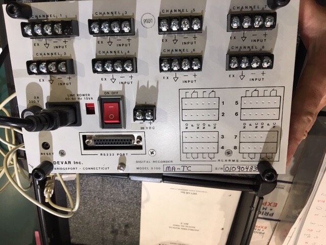 Devar 8100 Smart Chart Digital Process Data Recorder - 8 Channels