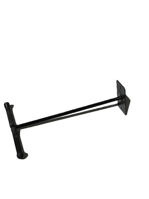 Compound or recurve wall mount bow holder safely displays bows