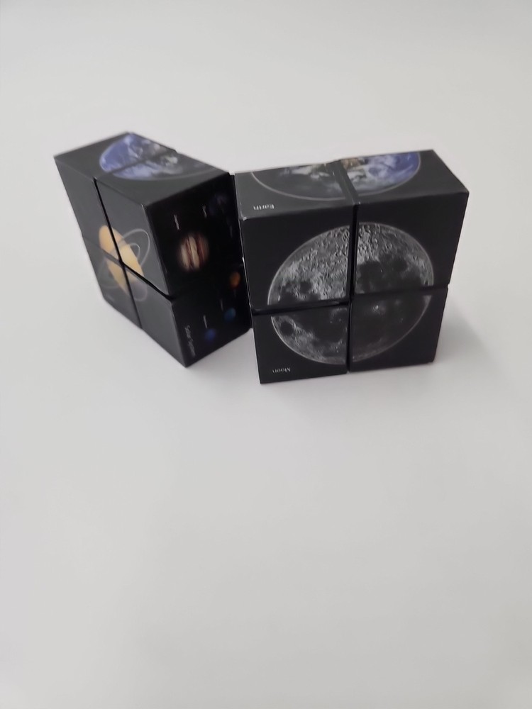 Star Cube Magic Cube 2 in 1 Set Yoshimoto Cube Infinity Magic 3D Puzzle for Kids