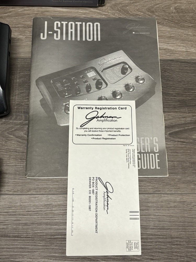 Johnson J-Station Amp Modeling System In Box