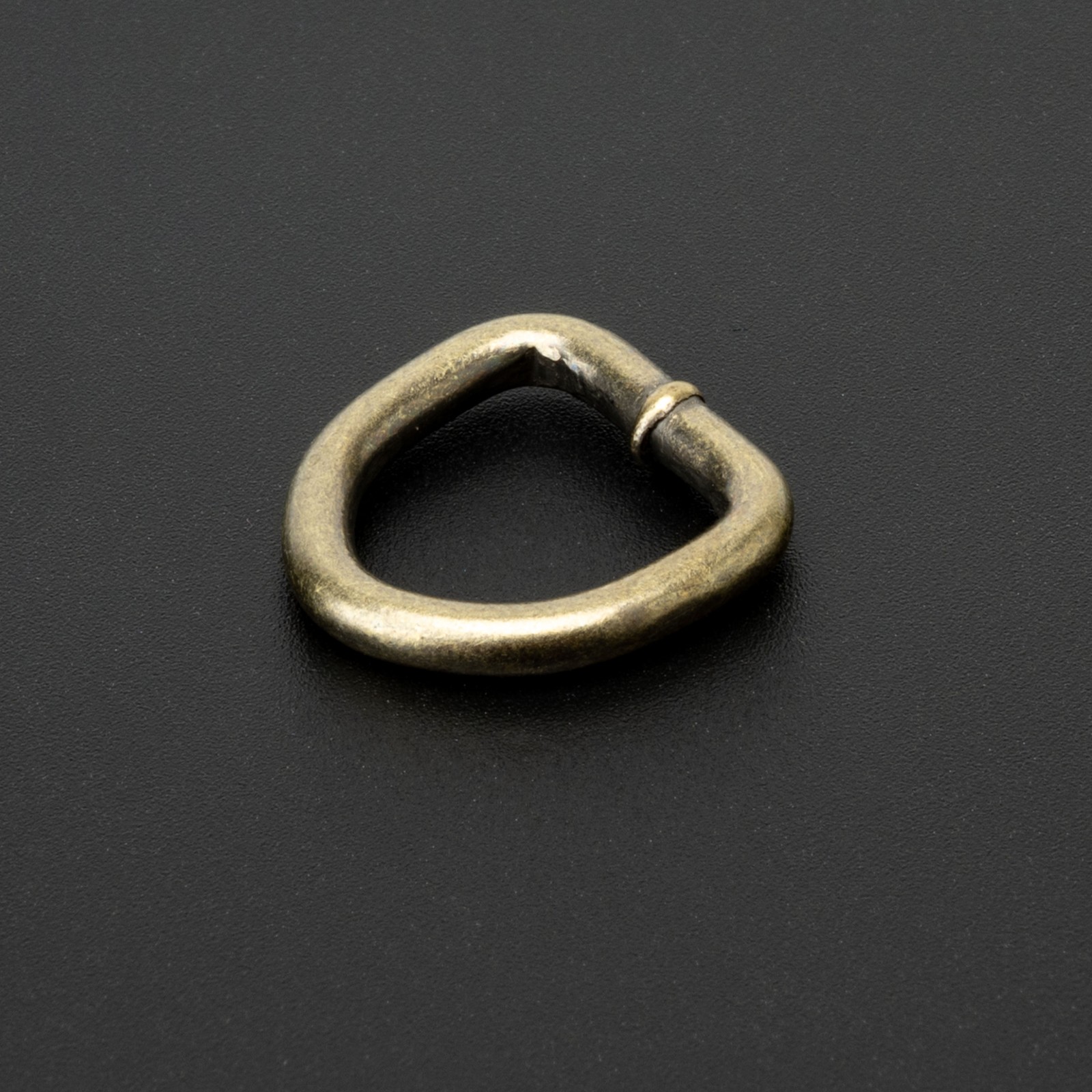 Country Brook Design® 1/2 Inch Antique Brass Welded D-rings, 25 Pack