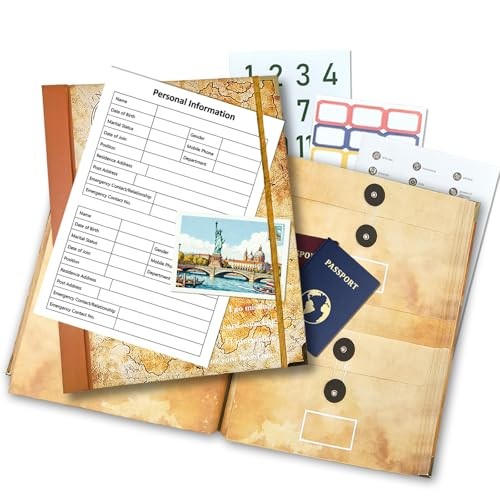 Document Organizer | Expanding File Folder for Important Papers, Maple Leaf