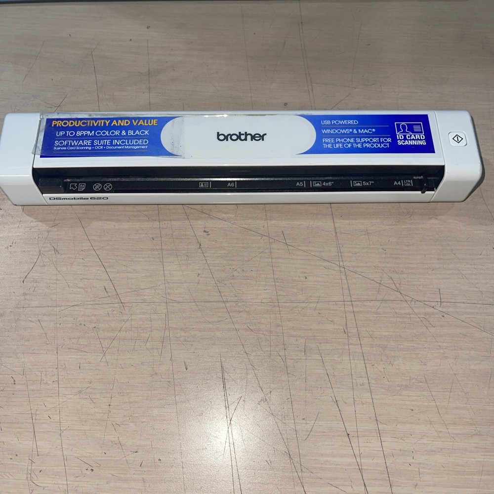 Brother Mobile Color Page Scanner White