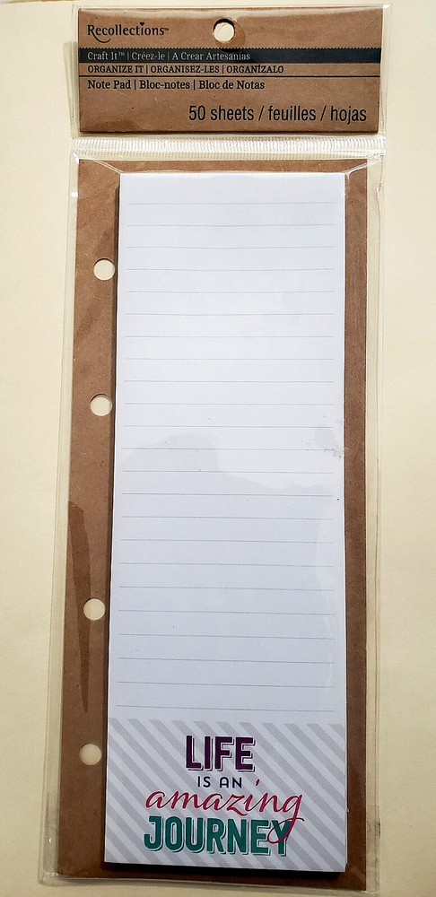 Recollections Craft It ORGANIZE IT Sticky Note Pad - 50 sheets