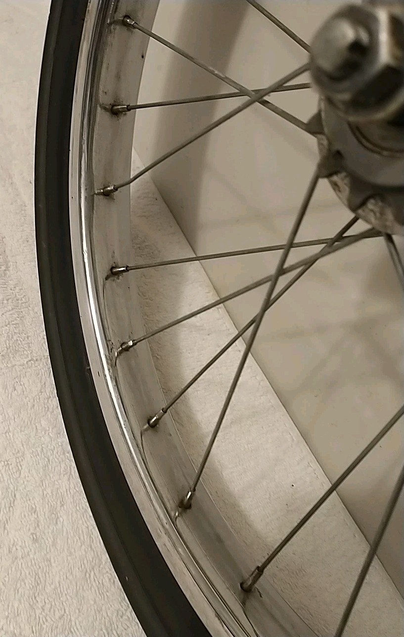 Vintage 1970's Schwinn 28 Spoke 20" Exerciser Bike Wheel