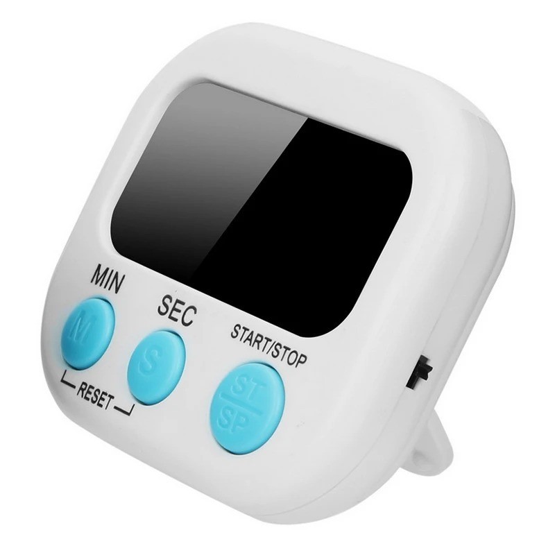 Large LCD Digital Kitchen counter Timer Magnetic Loud Alarm Count Up Down Clock