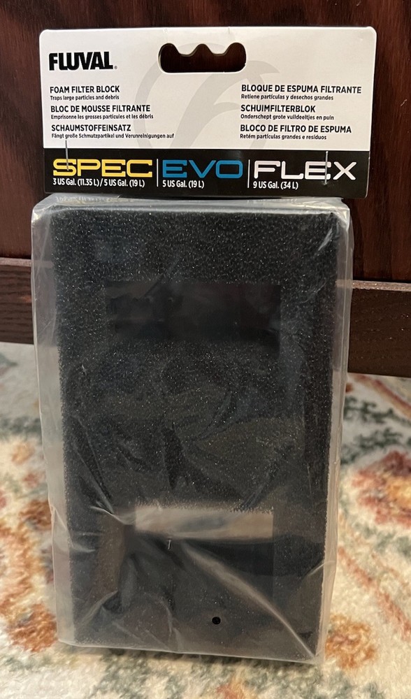 NEW FLUVAL Foam Filter Block for SPEC / EVO / FLEX A1376 NEW