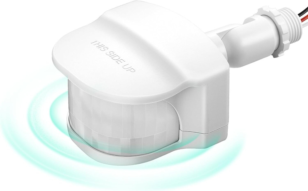 PIR Motion Sensor for Floodlights – 240° White
