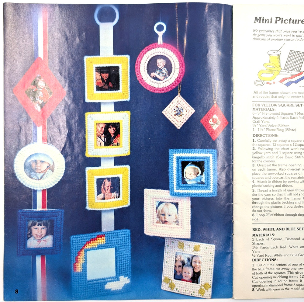 Taurus Crafting with Plastic Grid - Plastic Canvas Booklet #202 (1980)