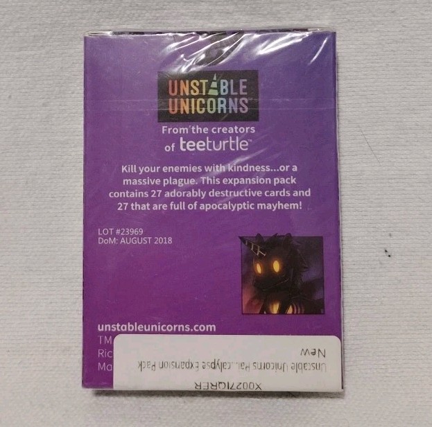 Unstable Unicorns Rainbow Apocalypse Expansion Pack