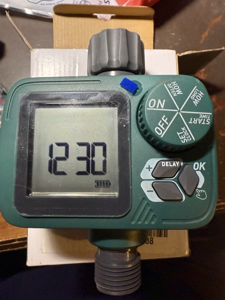 Sprinkler Timer Programmable Hose Timer with Rain Delay Manual and Automatic