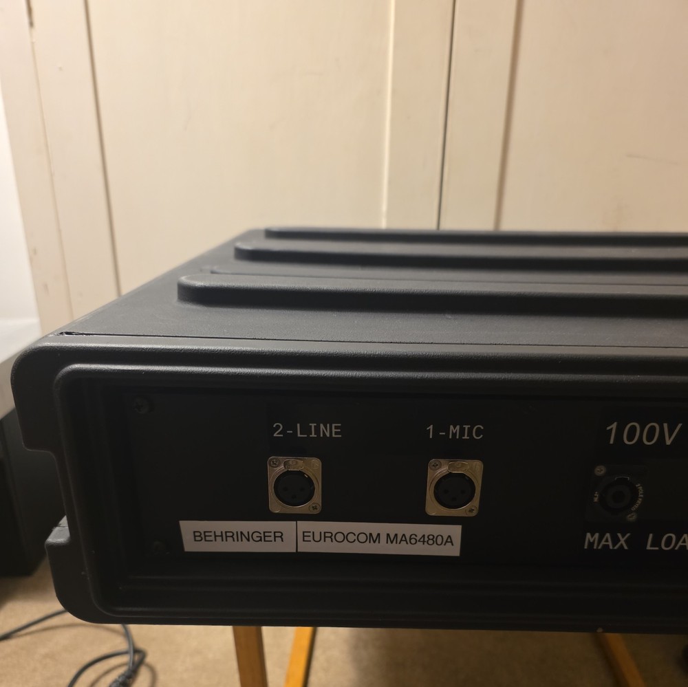 Behringer EUROCOM MA64480A audio amplifier Performance/stage Black Schildkr.