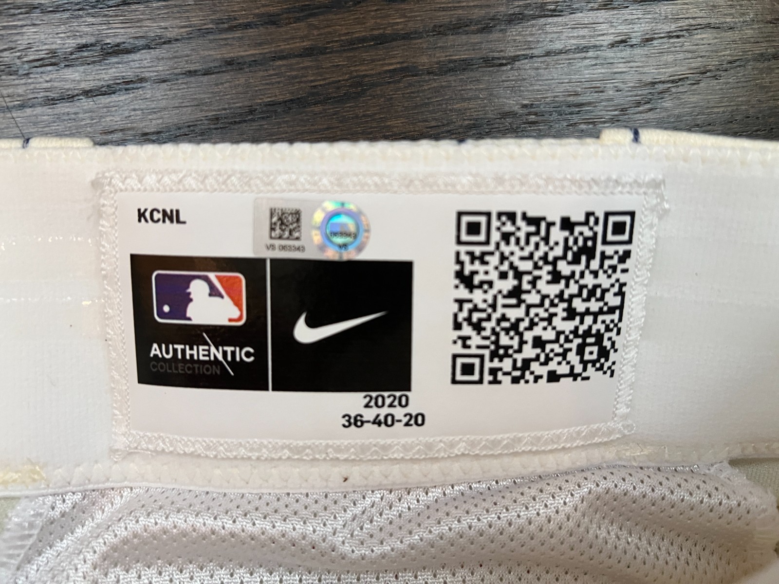 2020 GAME ISSUED NIKE BASEBALL PANTS TBTC KANSAS CITY ROYALS SIZE 36-40-20