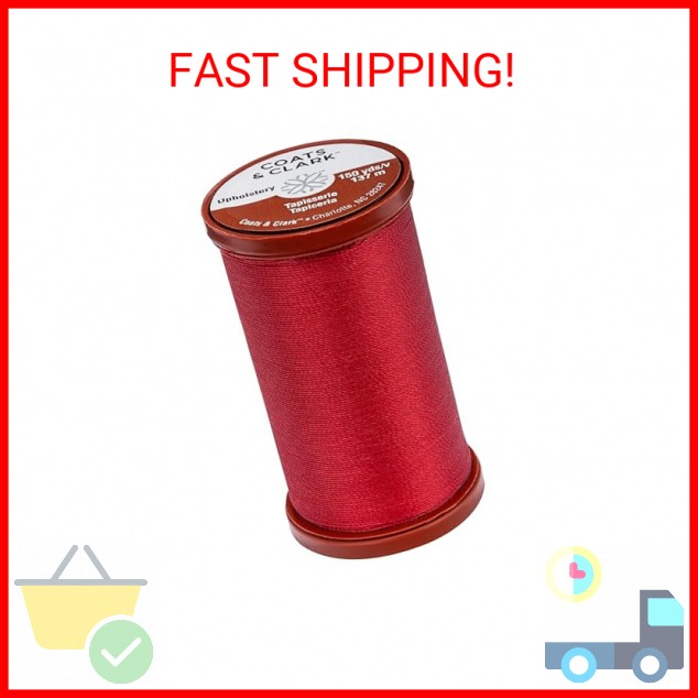 Coats Extra Strong Upholstery Thread 150yd - Red