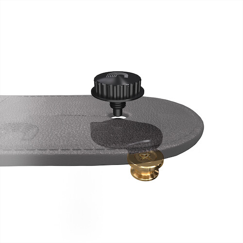 D'Addario Universal Strap Lock System; Gold (PW-SLS-03)