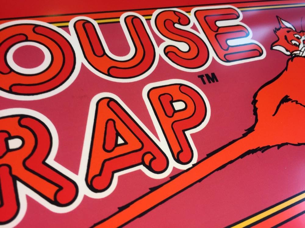 Mouse Trap Arcade Marquee 26" x 8"