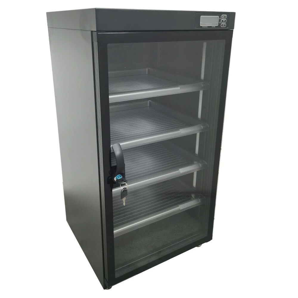 100L 5Layers Digital Dry Cabinet Automatic Camera Len Dehumidify Storage Cabinet