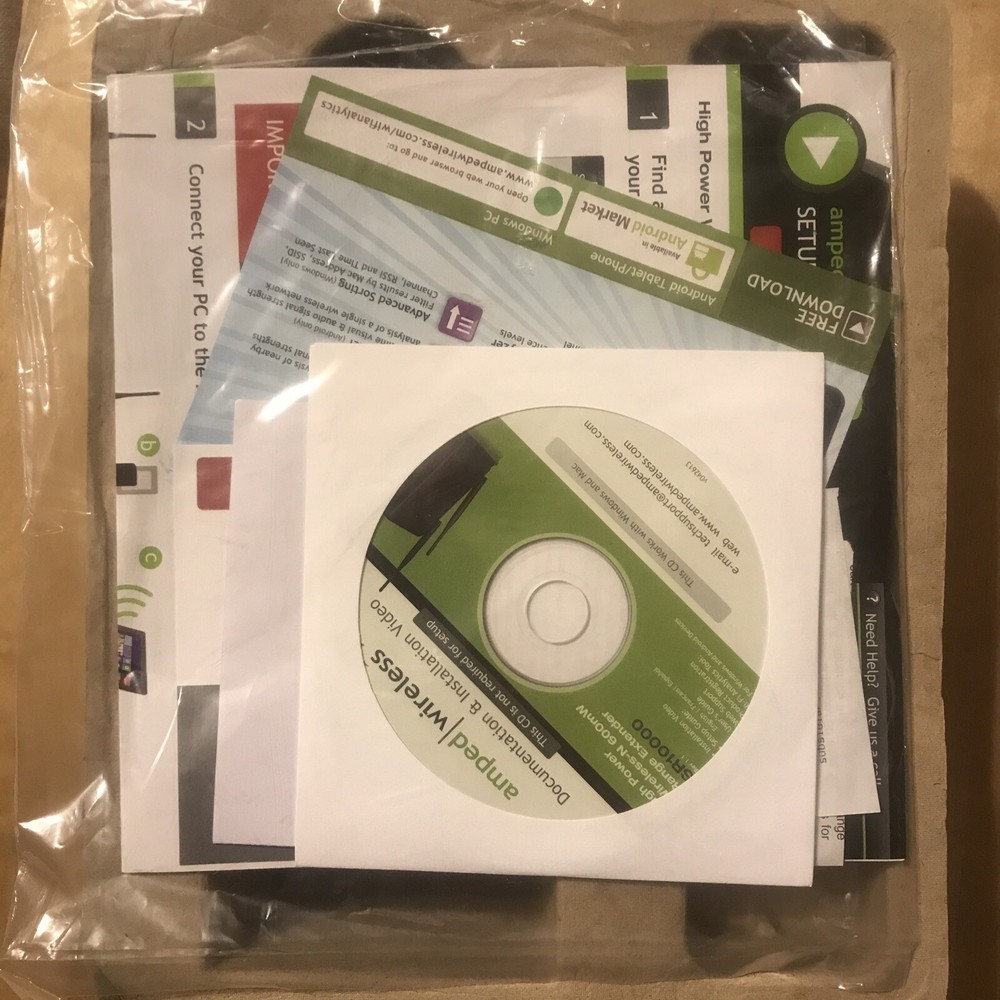 AMPED WIRELESS WIRELESS-N 600mW RANGE EXTENDER, MODEL SR10000