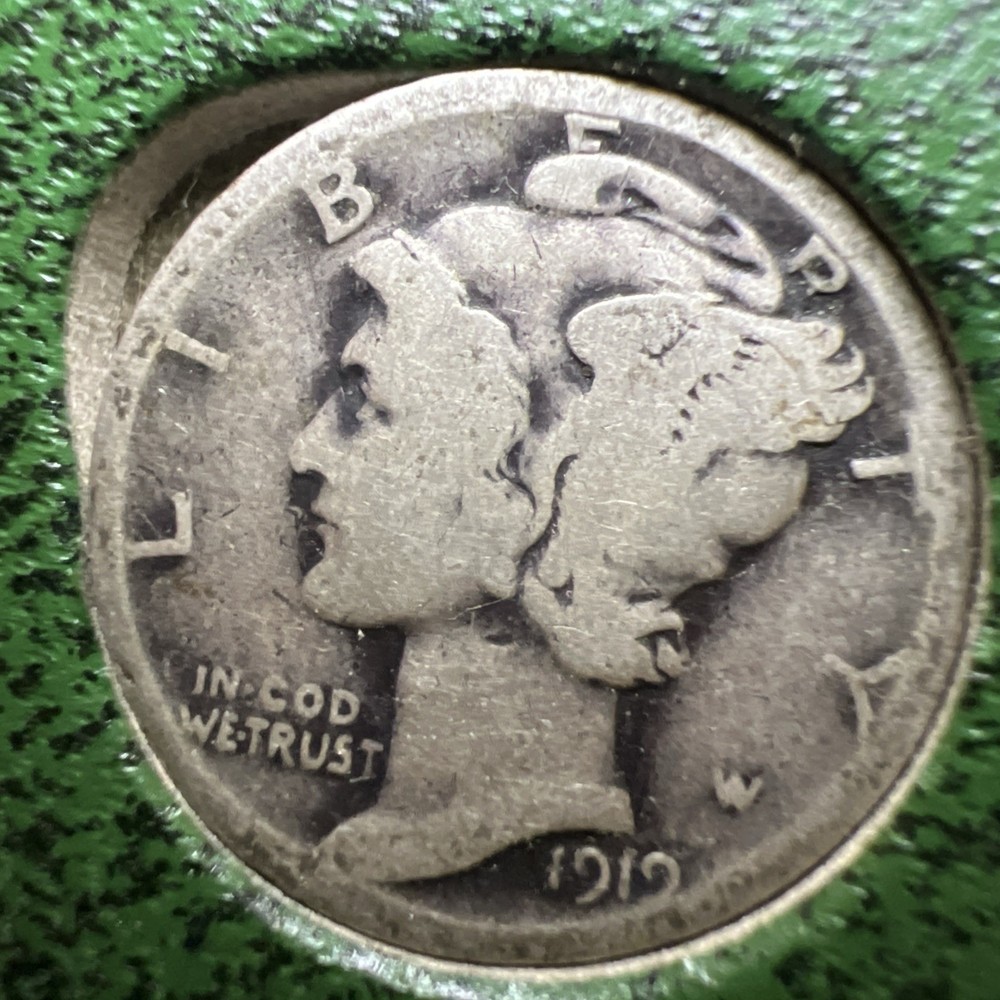1919 P MERCURY DIME! Nice Better Early Date