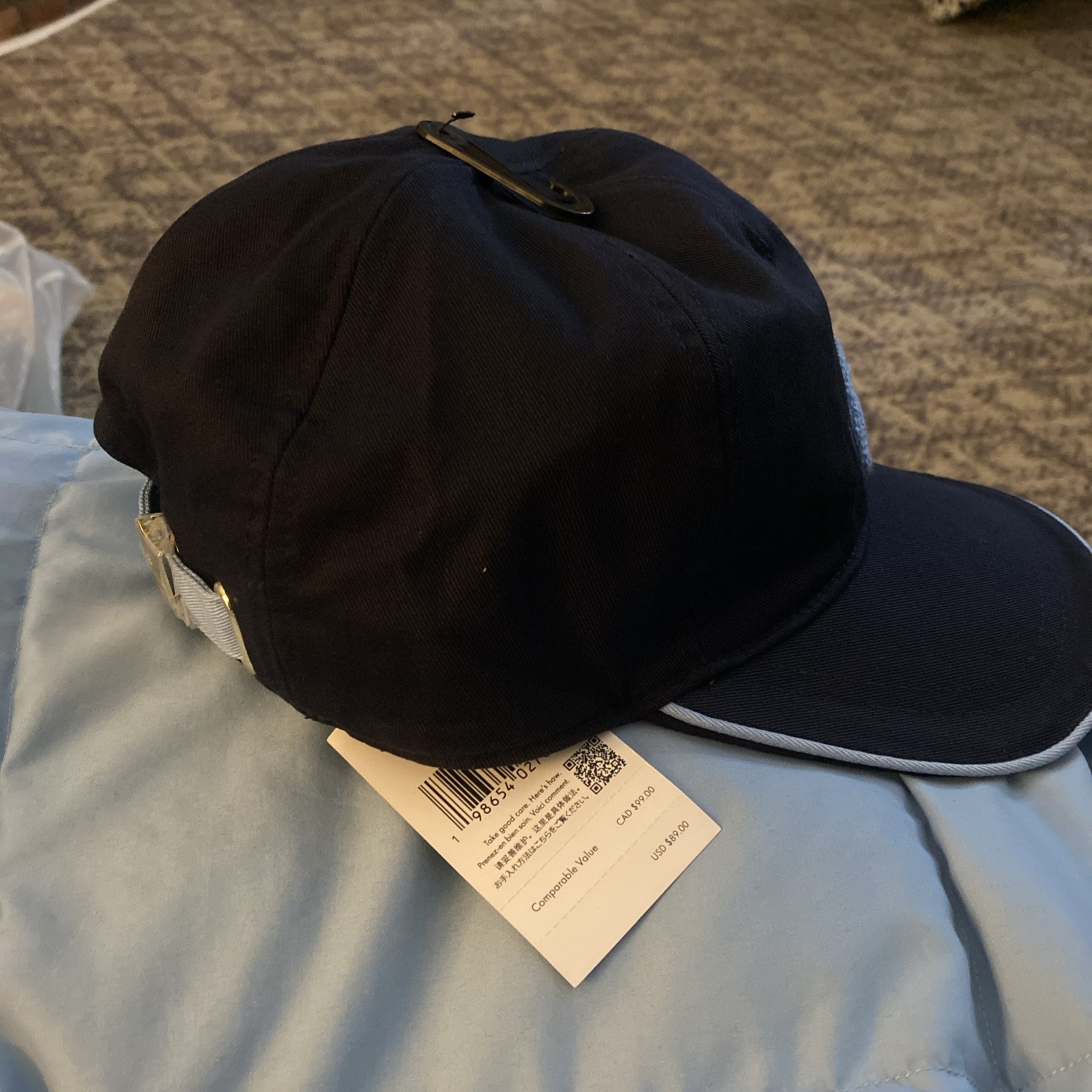 Kate Spade Colorblock Spade Patch Baseball Cap