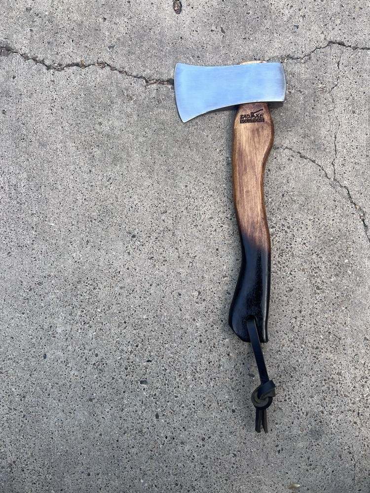 Bad-Axe SM 1.9lb Camp Axe - Custom Handmade 13.5in Maple Handle
