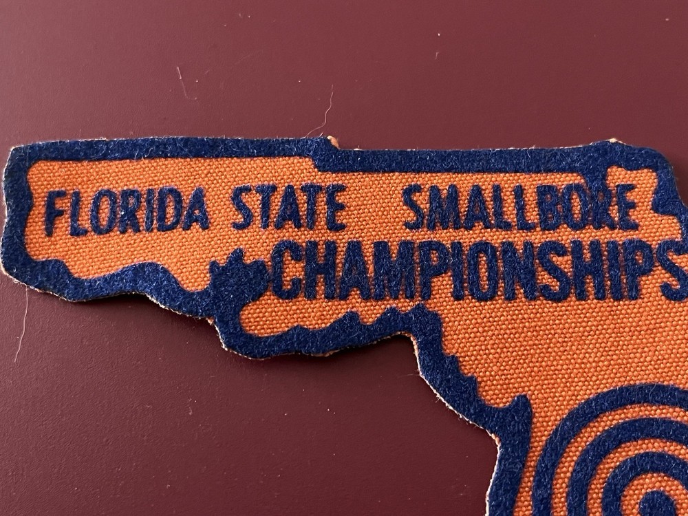 1963 FLORIDA STATE SMALL BORE CHAMPIONSHIPS PATCH