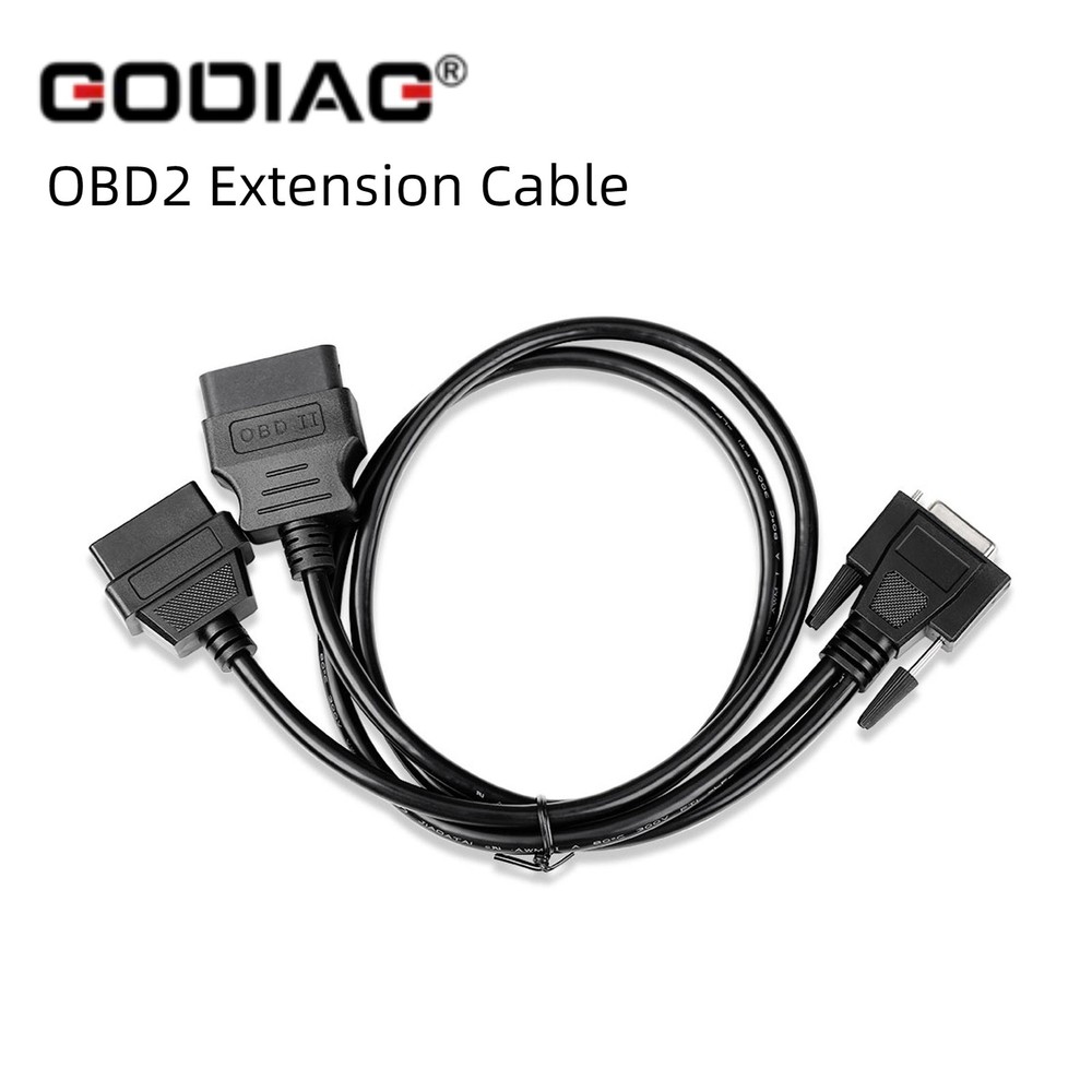 GODIAG OBD2 OBDII Extension Cable For Diagnostic Tool With 16PIN Socket