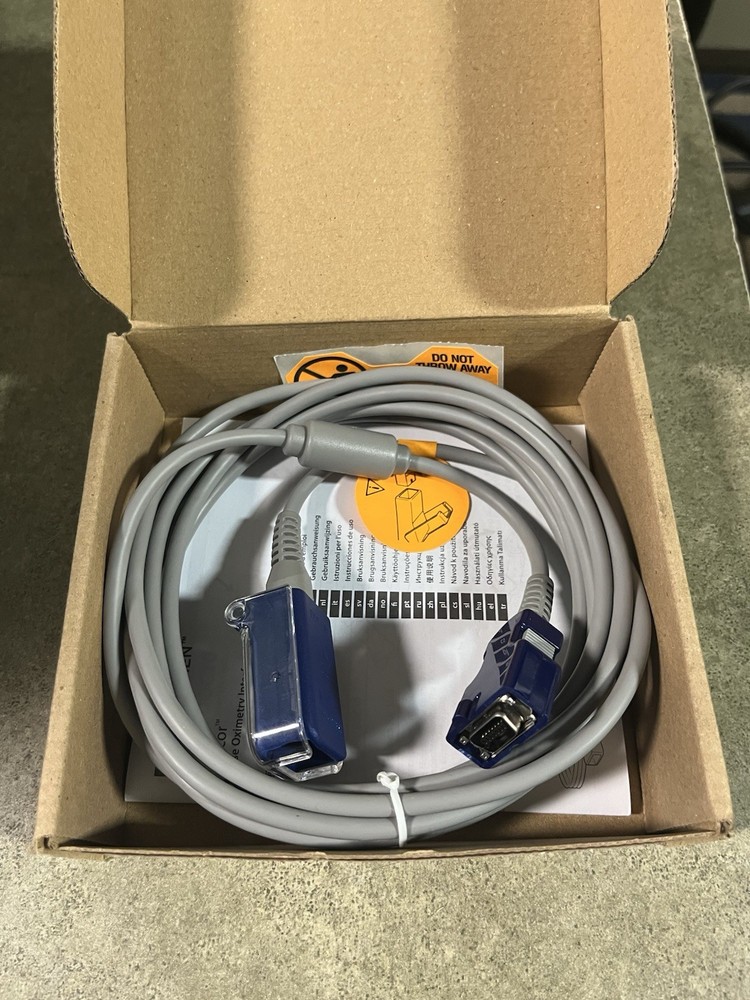 Nellcor Pulse Oximetry Interface Cable 10ft
