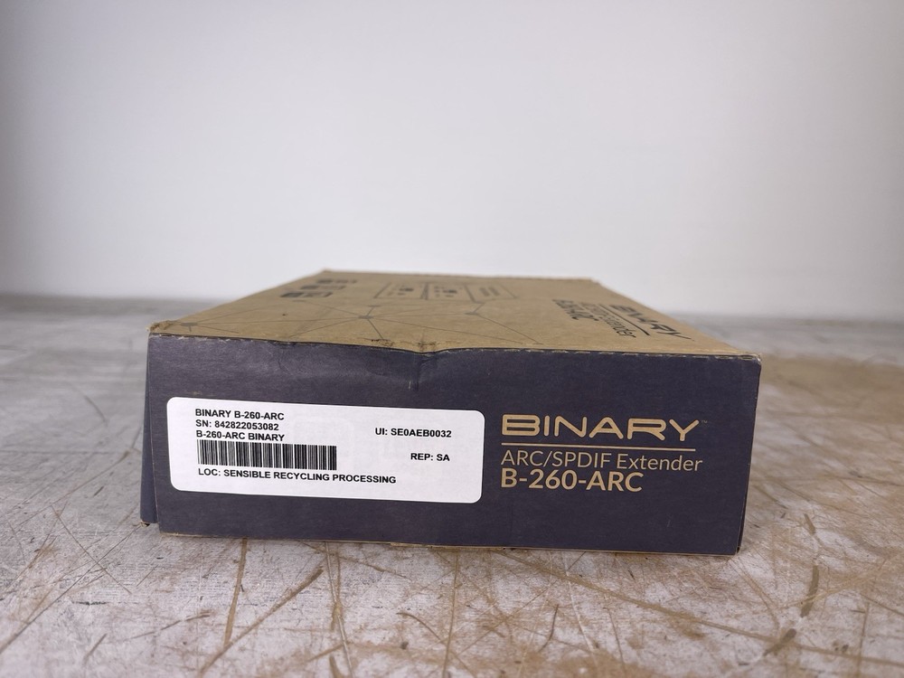 BINARY B-260-ARC AUDIO RETURN EXTENDER FOR HDMI ARC & SPDIF IN - (NEW-OPEN BOX)