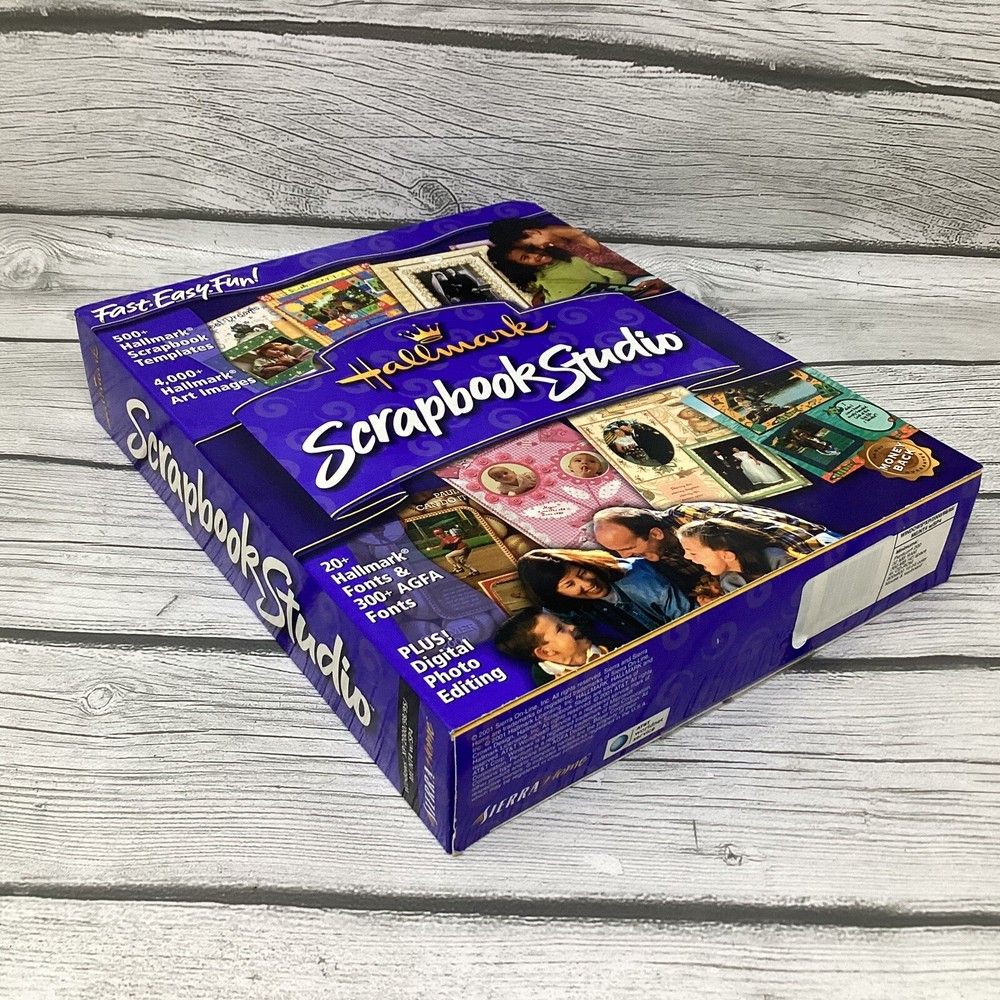 Hallmark Scrapbook Studio 2001 Windows XP/2000/98/95/ME/NT4 WSP4