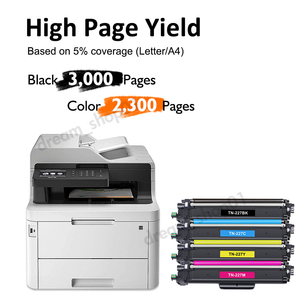 TN227 Toner High Yield For Brother MFC-L3770CDW HL-L3270CDW HL-L3290CDW LOT